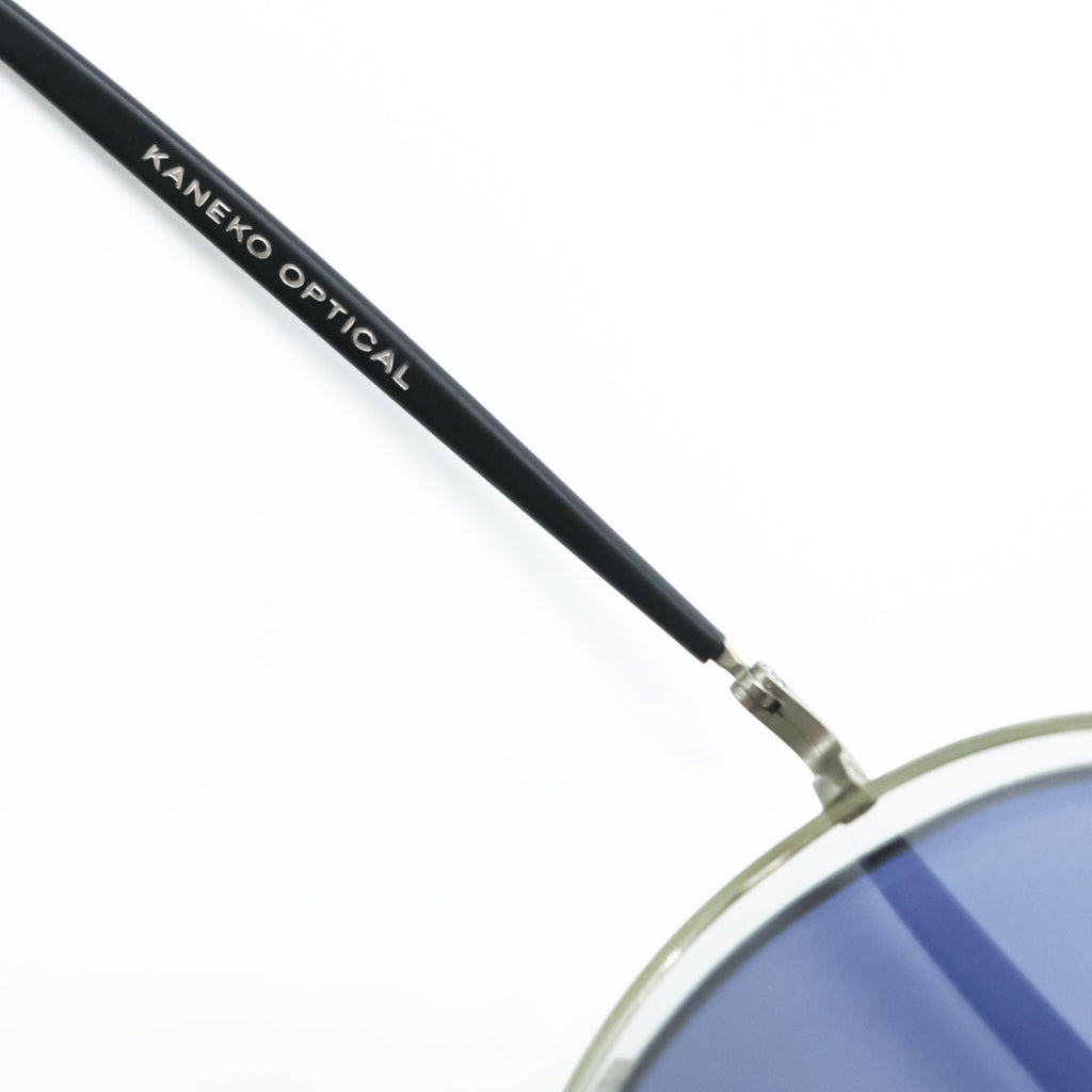 金子眼鏡 ( KANEKO OPTICAL ) 跳ね上げ式 サングラス ラウンド B&Y BEAUTY&YOUTH UNITED ARROWS別注 フリップアップ 日本製