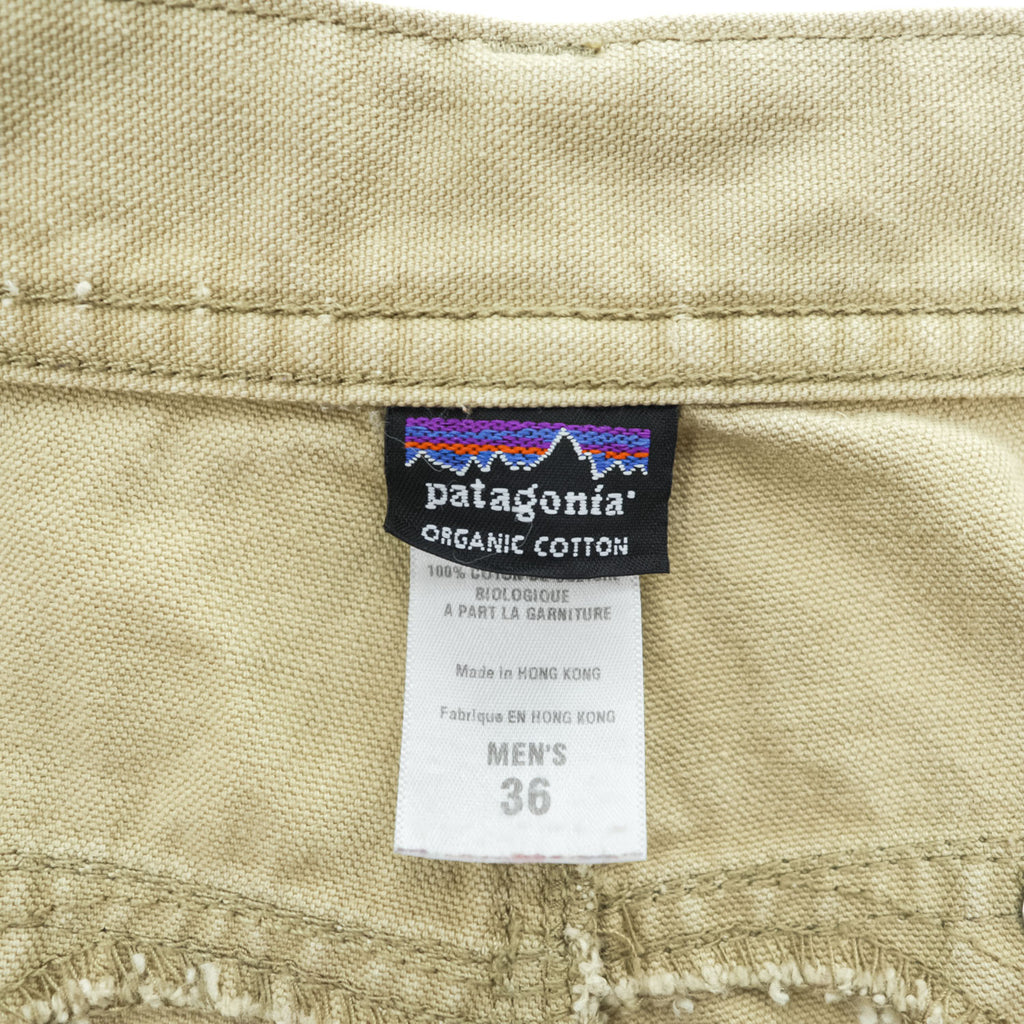 Patagonia オーガニックコットン ワークショーツ ショートパンツ ハーフパンツ L ベージュ キャンバス 57350