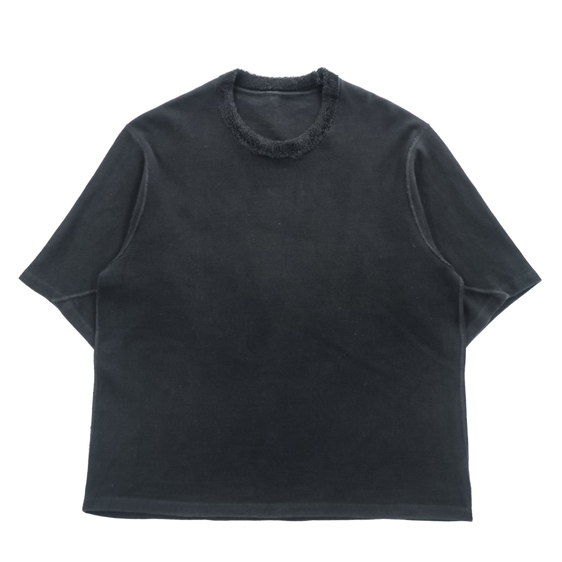 BRU NA BOINNE 日本製 パイルネック Tシャツ L ブラック 8258