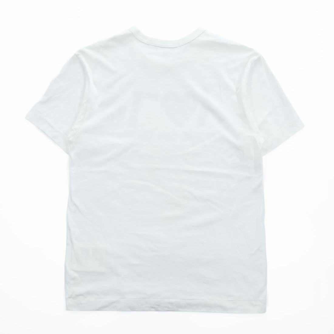 PLAY COMME des GARÇONS Inverted Logo Heart T-Shirt White Size M AZ-T068