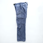 Columbia シェル アウトドア 2WAY コンバーチブルパンツ OMNI-SHIELD ショートパンツ M ブルー ベルト付 ドローコード PM4423
