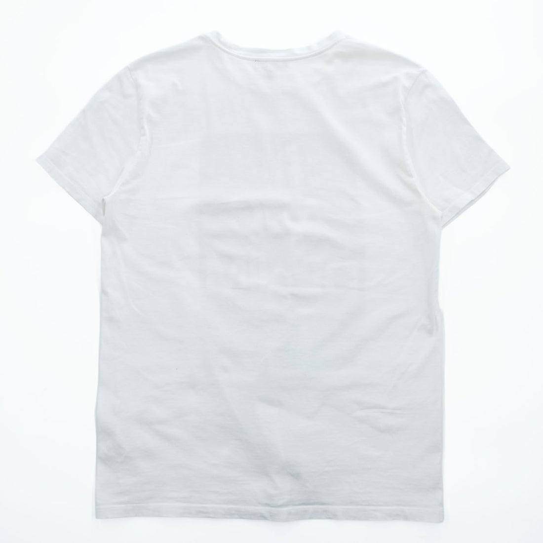 A.P.C. 日本製 APC DENIM グラフィックプリント Tシャツ M ホワイト ブルー 4114413