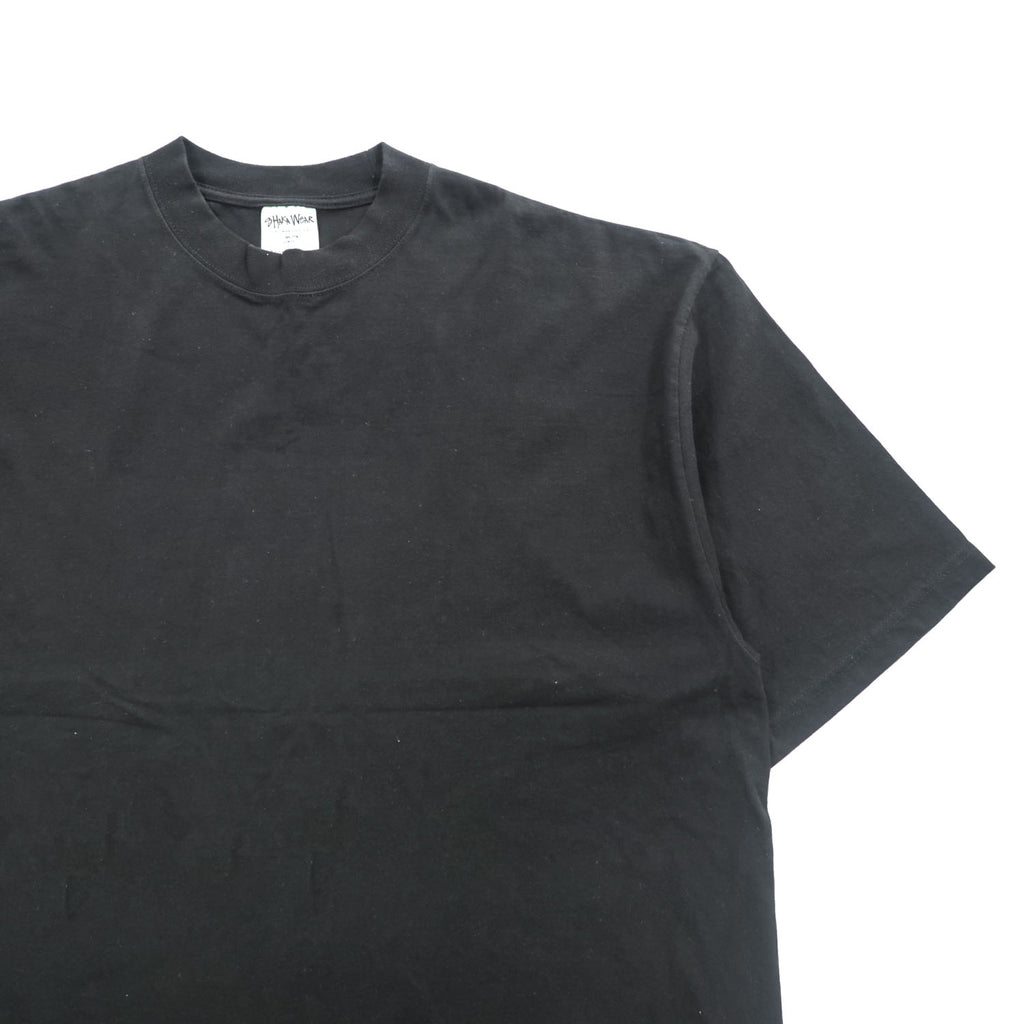 Shaka Wear ドロップショルダー Tシャツ L ブラック ワイド Super Max Heavy ガーメントダイ