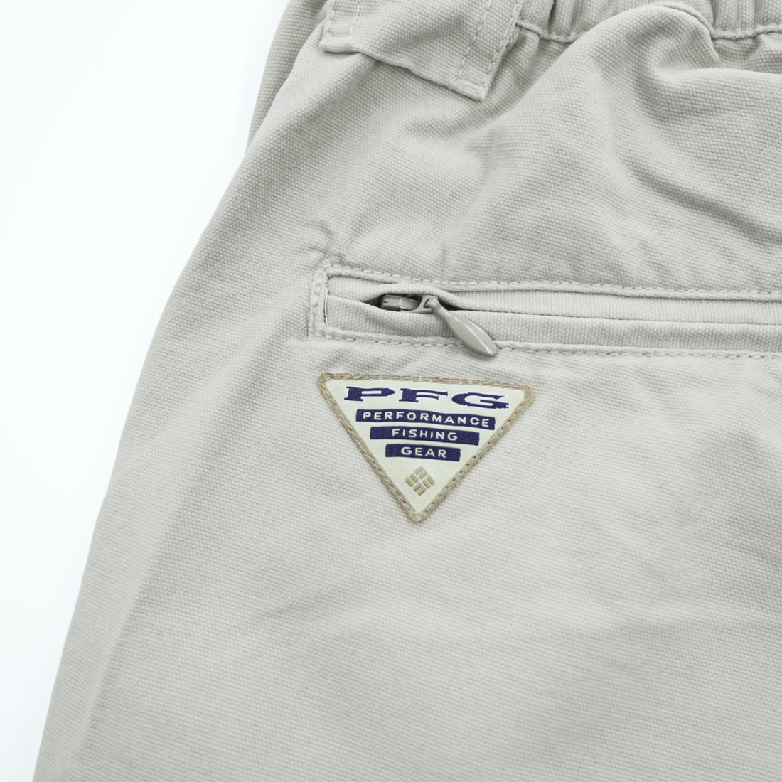 Columbia PFG ブッシュショーツ カーゴショートパンツ ハーフパンツ M ベージュ キャンバス FM8000