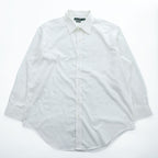 LAUREN RALPH LAUREN 長袖 ドレスシャツ L ホワイト CLASSIC FIT NON IRON