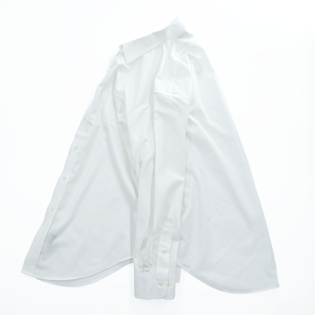 LAUREN RALPH LAUREN 長袖 ドレスシャツ L ホワイト CLASSIC FIT NON IRON