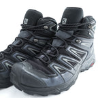 SALOMON X ULTRA 3 MID GORE-TEX トレッキングシューズ ハイキングブーツ 26cm ブラック 防水 ゴアテックス Orthlite 398674