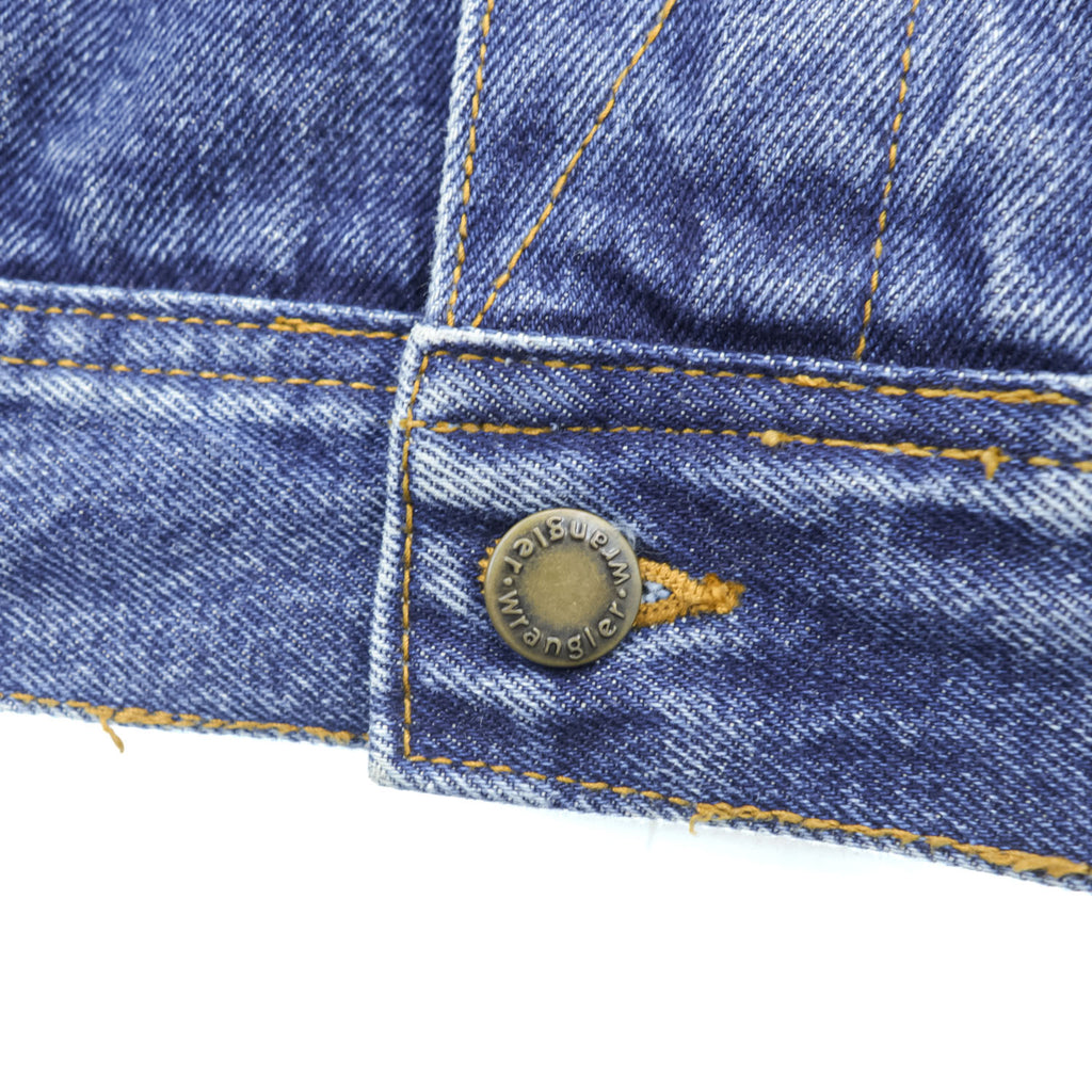Wrangler デニムジャケット Gジャン L インディゴ ブルー RUGGED WEAR RJK30AN