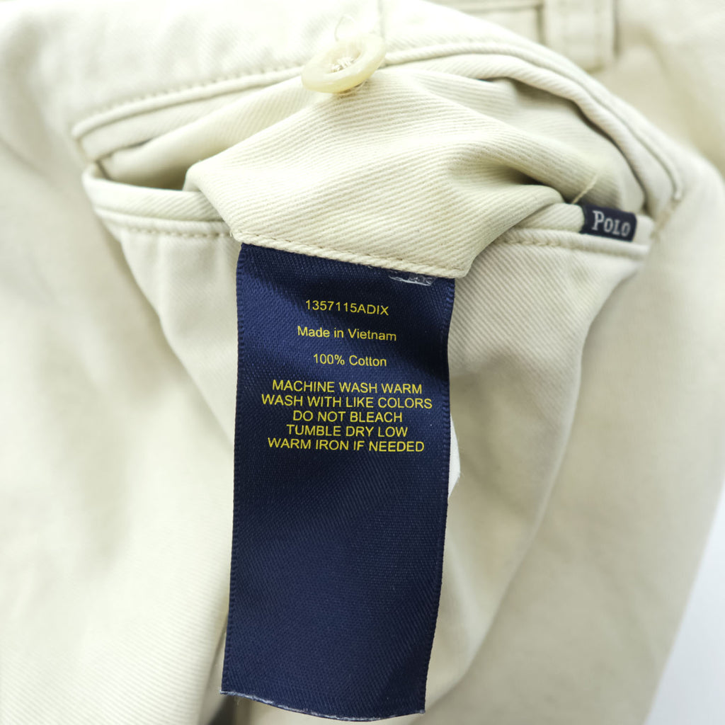 Polo Ralph Lauren スリムフィット コットン チノパンツ M ベージュ SLIM FIT