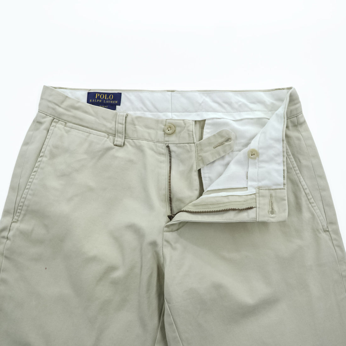 Polo Ralph Lauren スリムフィット コットン チノパンツ M ベージュ SLIM FIT