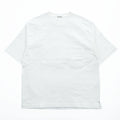 AURALEE 日本製 ポケット Tシャツ XL ホワイト シングルステッチ STAND UP TEE A9ST01SU