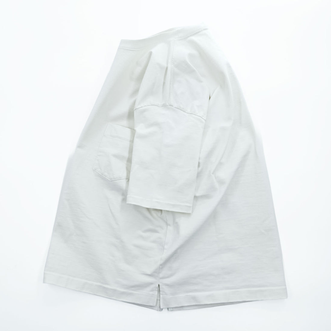 AURALEE 日本製 ポケット Tシャツ XL ホワイト シングルステッチ STAND UP TEE A9ST01SU