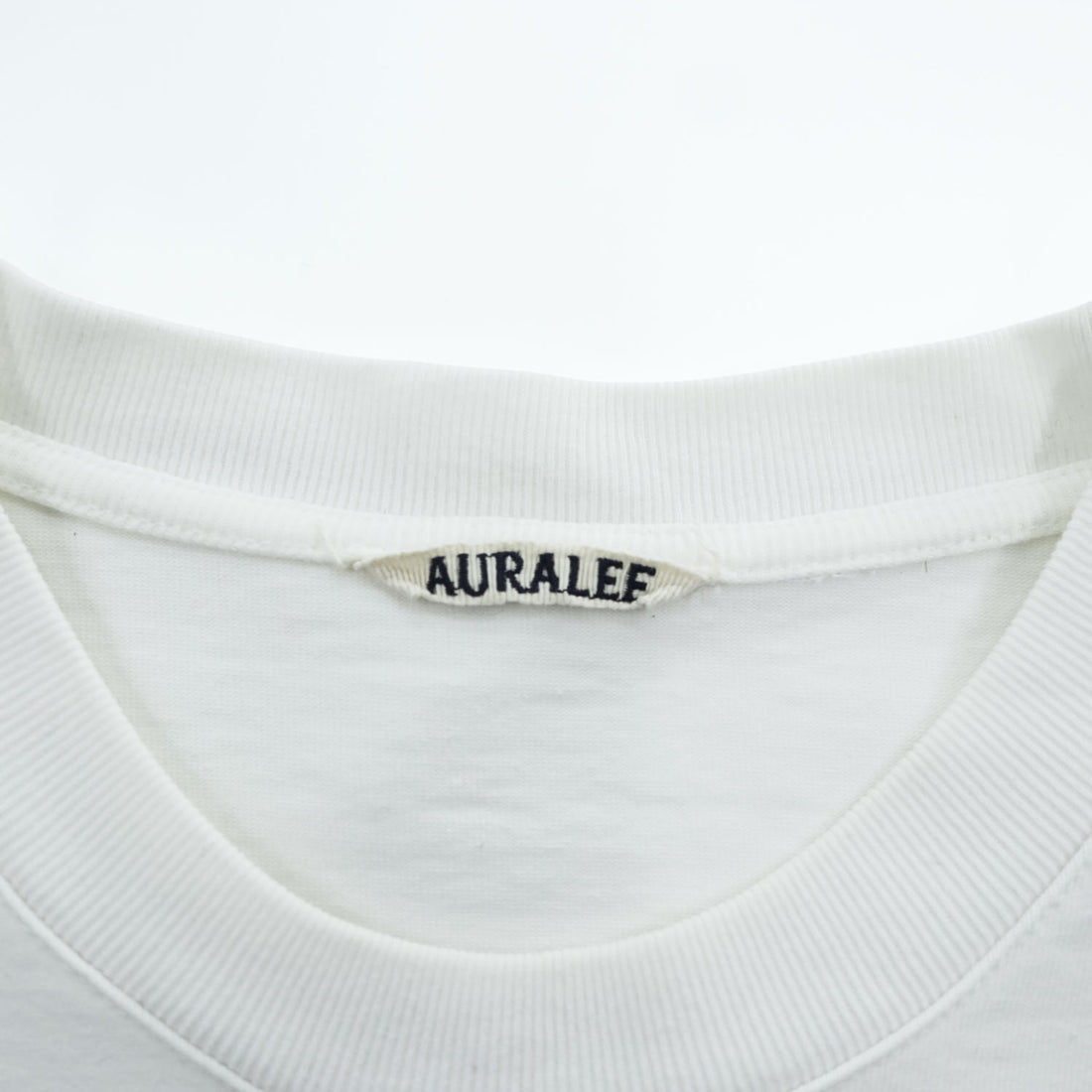 AURALEE 日本製 ポケット Tシャツ XL ホワイト シングルステッチ STAND UP TEE A9ST01SU