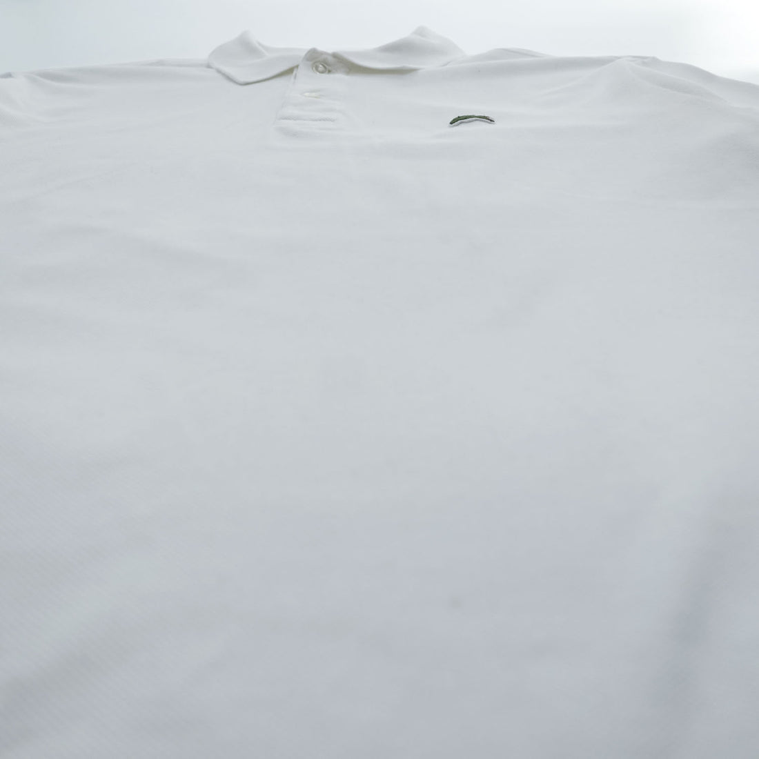 LACOSTE ポロシャツ L ホワイト ワンポイントロゴ CLASSIC FIT 鹿の子 FA10640