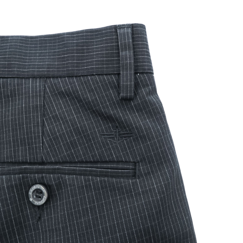 DOCKERS ( Levi's ) スリムフィット ピンストライプ ストレッチパンツ M ブラック チェック SLIM FIT