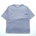 ORDINARY FITS 日本製 クルーネック Tシャツ M ブルーグレー コットン100%