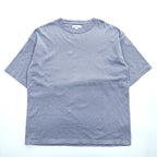 ORDINARY FITS 日本製 クルーネック Tシャツ M ブルーグレー コットン100%