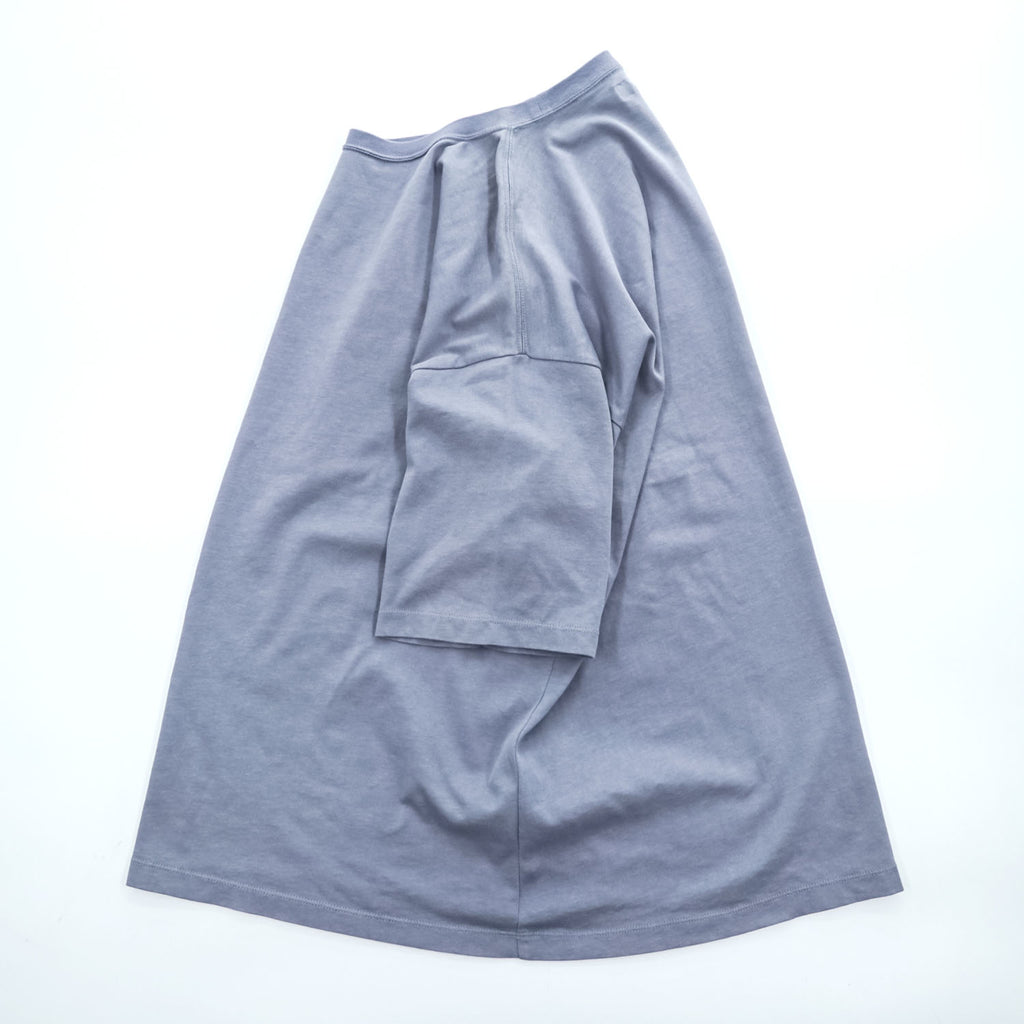 ORDINARY FITS 日本製 クルーネック Tシャツ M ブルーグレー コットン100%