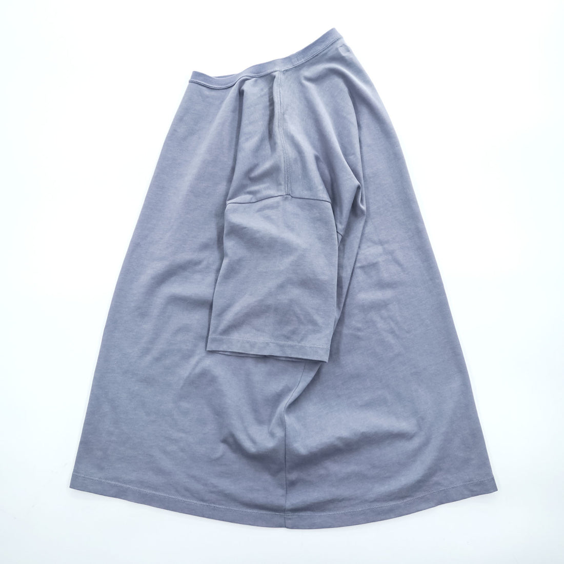 ORDINARY FITS 日本製 クルーネック Tシャツ M ブルーグレー コットン100%