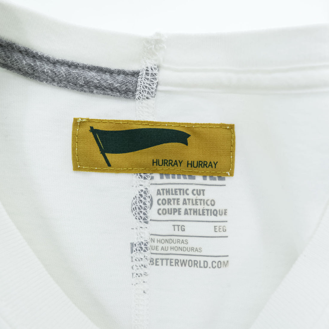 HURRAY HURRAY 日本製 composition Remake Tシャツ L ホワイト NIKE リメイク 再構築 C4026-1