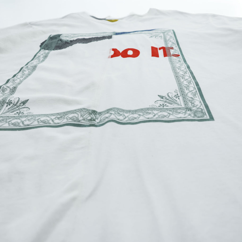 HURRAY HURRAY 日本製 composition Remake Tシャツ L ホワイト NIKE リメイク 再構築 C4026-1