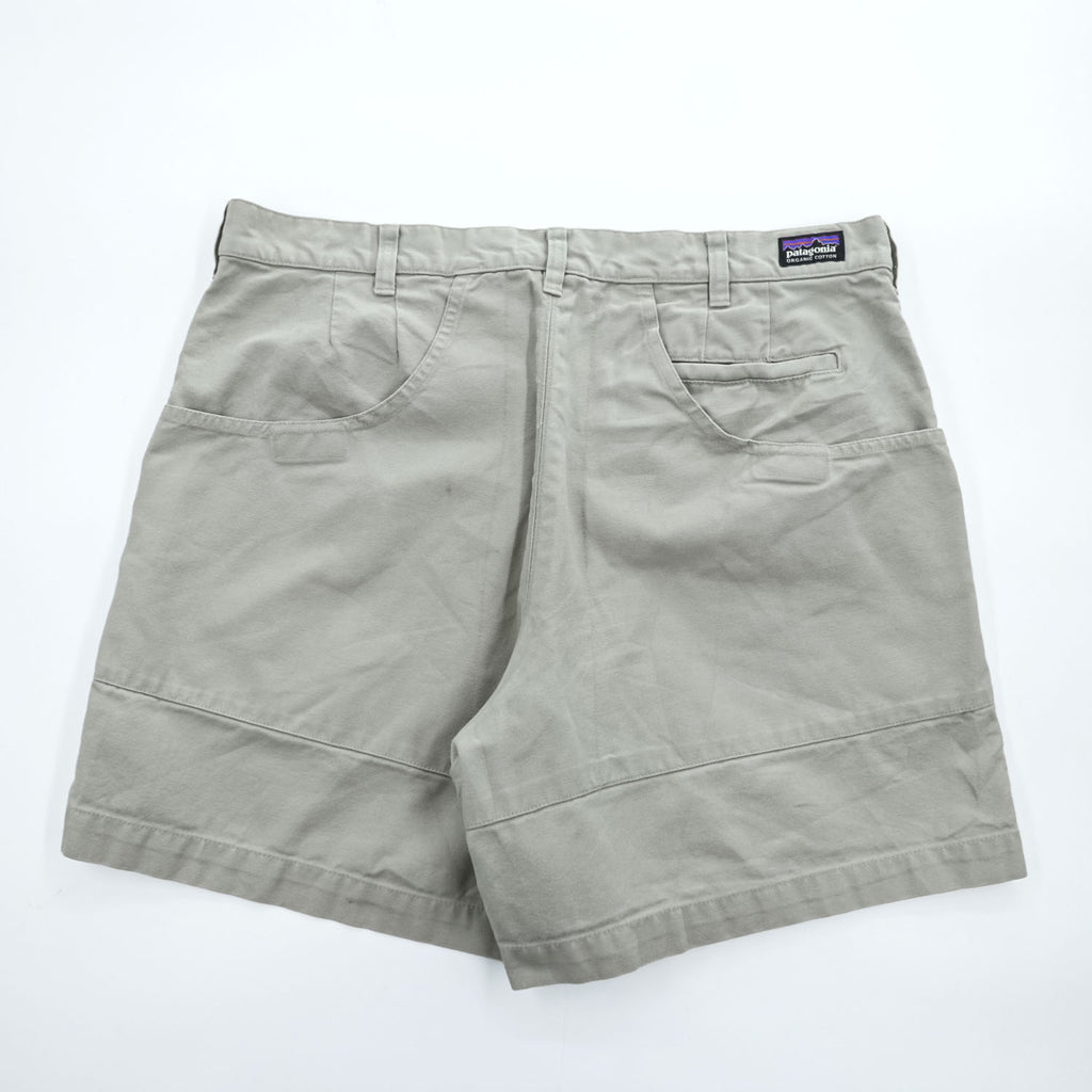 Patagonia スタンドアップショーツ STAND UP SHORTS オーガニックコットン ショートパンツ L ベージュ キャンバス ダック地 57227