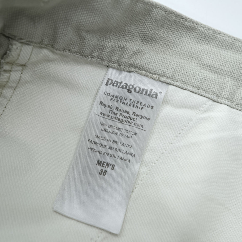 Patagonia スタンドアップショーツ STAND UP SHORTS オーガニックコットン ショートパンツ L ベージュ キャンバス ダック地 57227