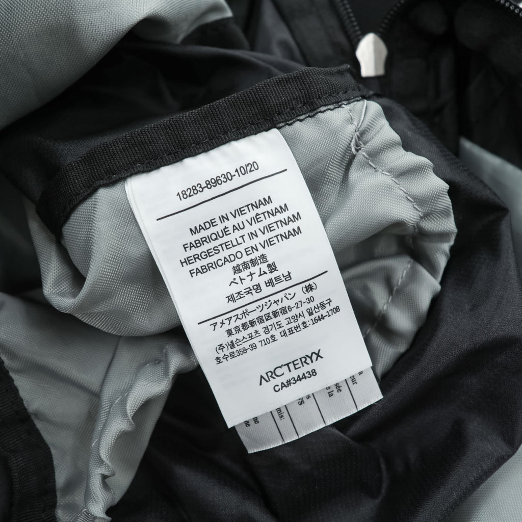 ARC'TERYX バックパック リュック INDEX 15L ブラック 18283-89630