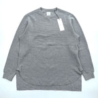 Name. 日本製 ワッフルサーマル カットソー WAFFLE THERMAL L/S 長袖 ロングスリーブ Tシャツ S グレー ラウンドカット NMCU-17SS-001 未使用品