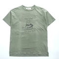 REMI RELIEF The Golden State Never Mind Guitar Graphic Vintage Wash Olive T-Shirt Size M Made in Japan