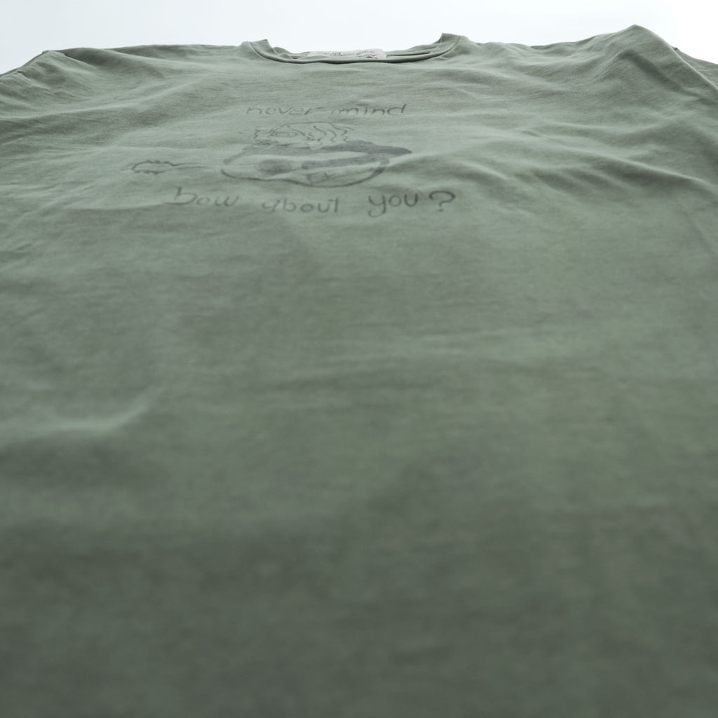 REMI RELIEF The Golden State Never Mind Guitar Graphic Vintage Wash Olive T-Shirt Size M Made in Japan