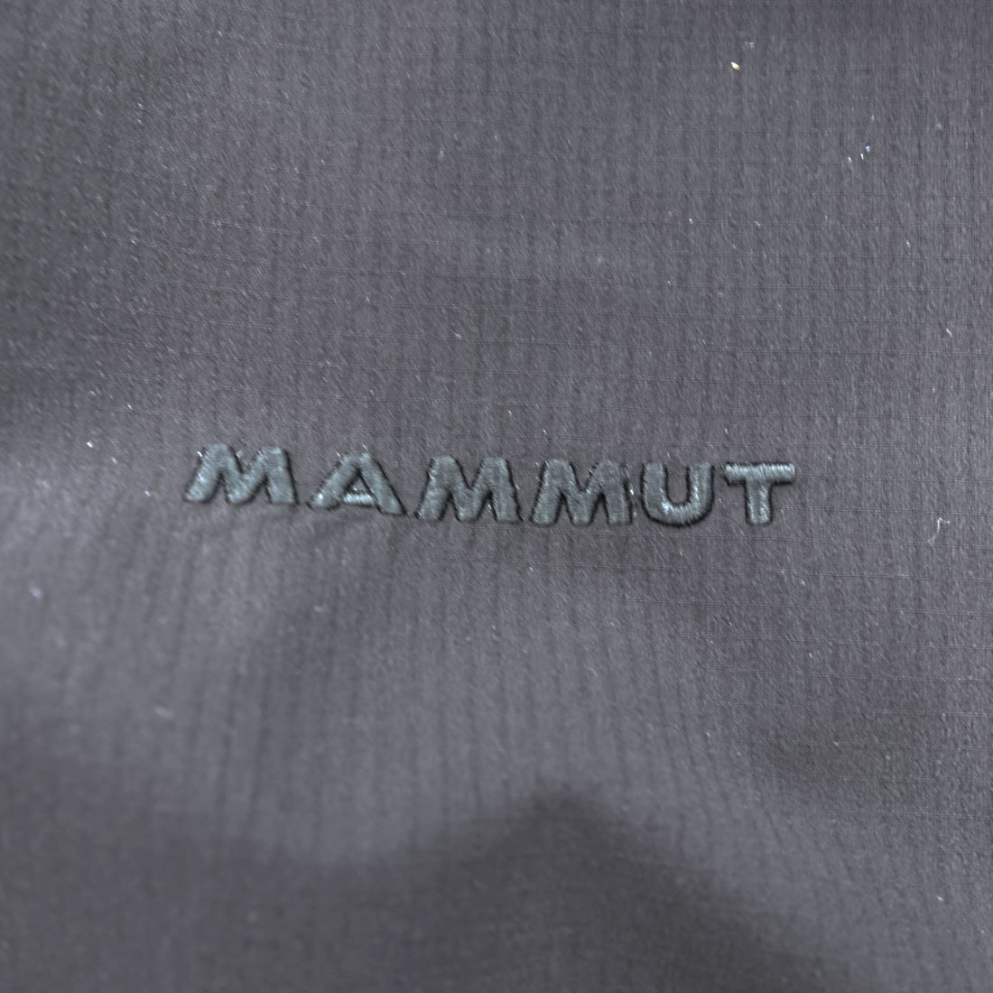 MAMMUT リップストップ ポリエステル 半袖シャツ M ブラック Finn Shirt 通気性 軽量 1030-00880
