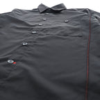 MAMMUT リップストップ ポリエステル 半袖シャツ M ブラック Finn Shirt 通気性 軽量 1030-00880
