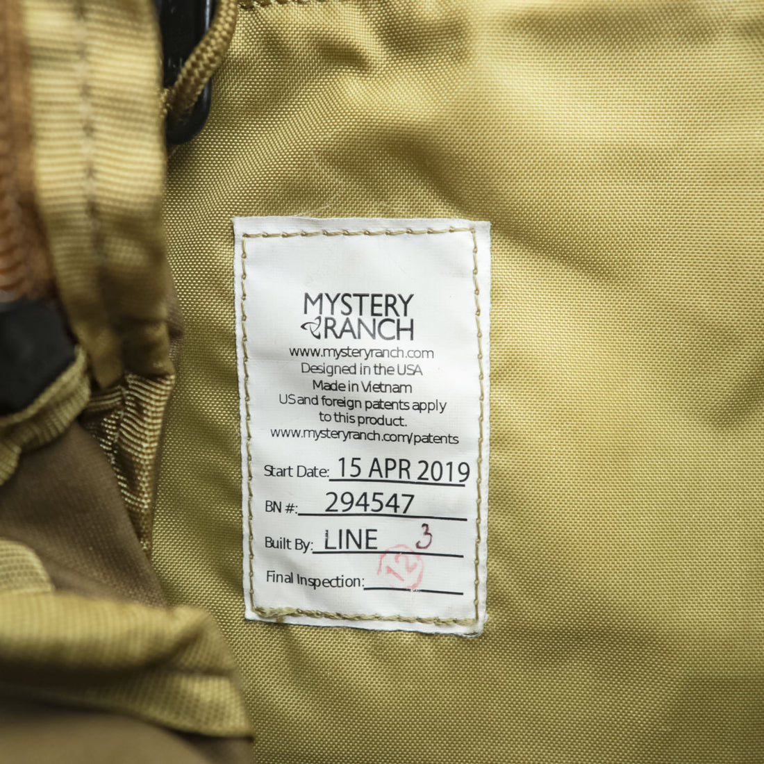 MYSTERY RANCH Full Moon Body Bag Coyote Waist Pack