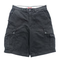Schott NYC Cotton Cargo Shorts Black XL Military Utility Short Pants