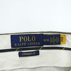 POLO RALPH LAUREN Linen Cotton Micro Check Straight Fit Trousers 32/32