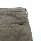 POLO RALPH LAUREN Linen Cotton Micro Check Straight Fit Trousers 32/32