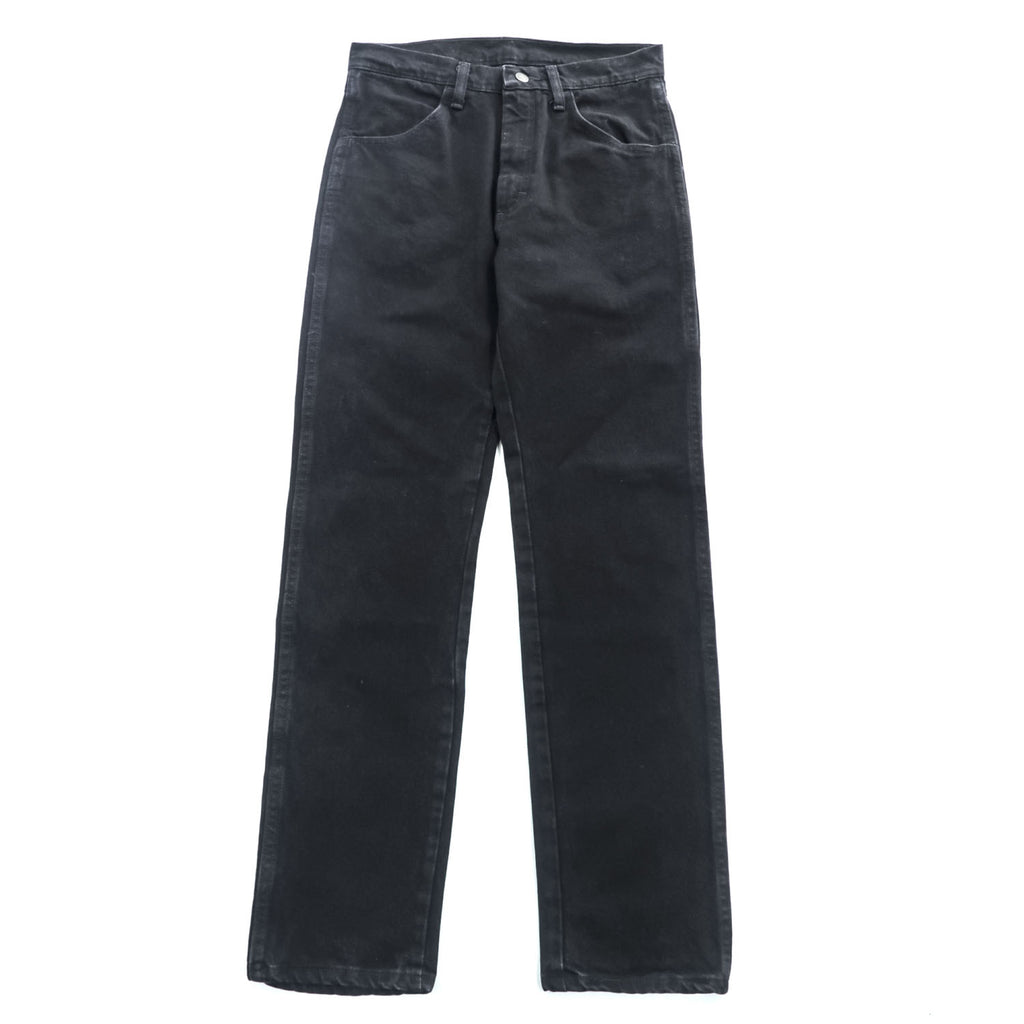 RUSTLER Black Denim Jeans W30 L32 Made in Mexico Straight Leg