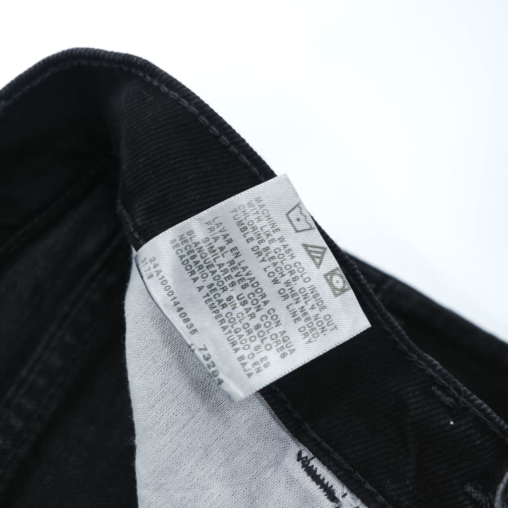 RUSTLER Black Denim Jeans W30 L32 Made in Mexico Straight Leg