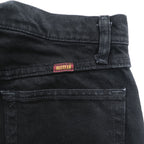 RUSTLER Black Denim Jeans W30 L32 Made in Mexico Straight Leg