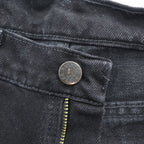 RUSTLER Black Denim Jeans W30 L32 Made in Mexico Straight Leg