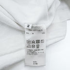 KHOKI 日本製 フラワーカレンダー グラフィック Tシャツ M ホワイト プリント Marché de Clignancourt 23aw-t-01-b-white