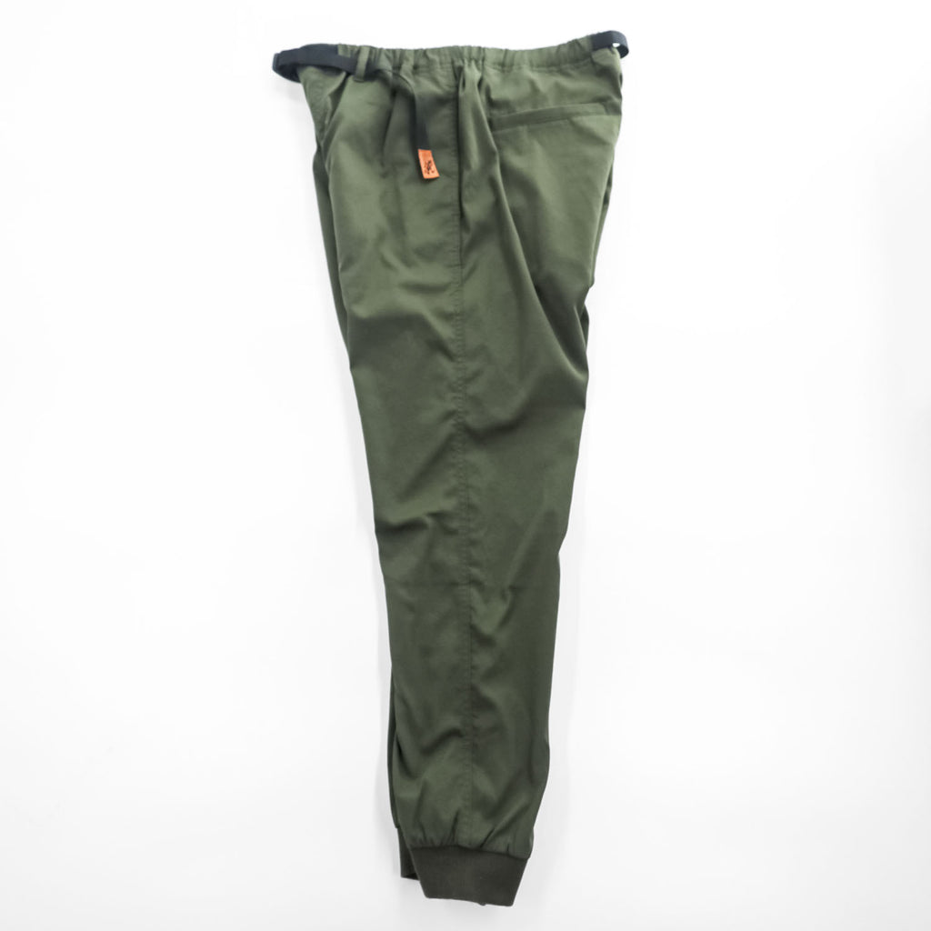 GRAMICCI アウトドア ジョガーパンツ M カーキ グリーン ストレッチ ベルト付 ROSSO URBAN RESEARCH別注 丸井織物 GMP-20S1416