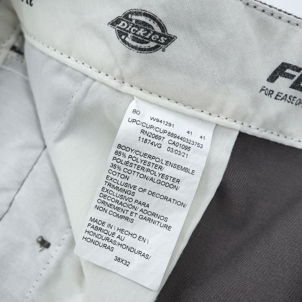Dickies 874 ORIGINAL FIT FLEX ワークパンツ チノパンツ 38 x 32 グレー 11874VG