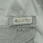 Columbia PFG 90年代 長袖 フィッシングシャツ XL カーキ グリーン メッシュ マルチポケット FM7120