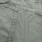 Columbia PFG 90年代 長袖 フィッシングシャツ XL カーキ グリーン メッシュ マルチポケット FM7120