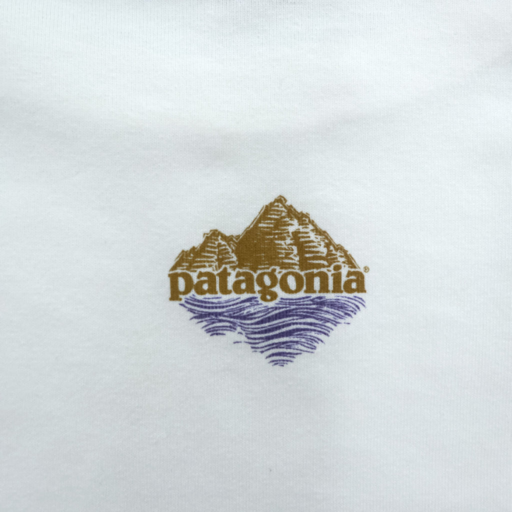 Patagonia 90年代 USA製 ヴィンテージ Tシャツ L ホワイト 24204