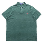 POLO RALPH LAUREN Classic Fit Green Cotton Polo Shirt Size XL Pony Embroidery