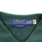 POLO RALPH LAUREN Classic Fit Green Cotton Polo Shirt Size XL Pony Embroidery