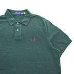 POLO RALPH LAUREN Classic Fit Green Cotton Polo Shirt Size XL Pony Embroidery